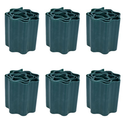 AB Tools Garden Grass Lawn Border Edging Flexible Plastic Roll Path 36M (120 Feet) X 12Cm from B&Q