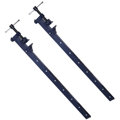 AB Tools 36In (900mm) Cast Iron T-Bar Sash Clamp Grip Work Holder Vice Slide Cramp 2Pc from B&Q