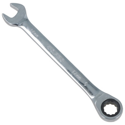 B&Q -  14mm Metric mm Combination Gear Ratchet Spanner Wrench 72 Teeth