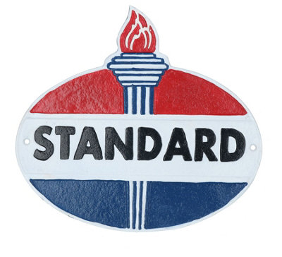 AB Tools Standard Cast Iron Sign Plaque Motor Oil Wall Garage Workshop Shop Shed Usa from B&Q