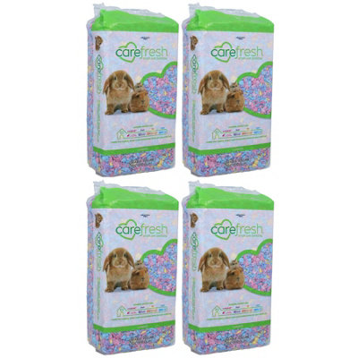 AB Tools 4Pk Confetti 10L Quality Small Animal Bedding 99% Dust Free from B&Q