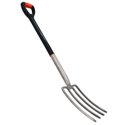 AB Tools Stainless Steel Garden Digging Fork Planting Landscaping Gardening Lawn from B&Q