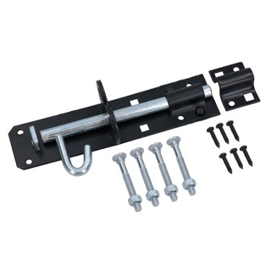 AB Tools 150mm Brenton Slip Bolt Padbolt Slide Latch Lock Catch Sheds Gates from B&Q