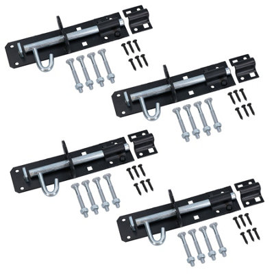AB Tools 150mm Brenton Slip Bolt Padbolt Slide Latch Lock Catch Sheds Gates 4Pk from B&Q