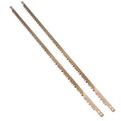 AB Tools 30" Extra Long Bow Saw Blade Trees Wet Green Wood Log Branches Cutter 2Pk from B&Q