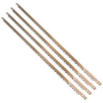 AB Tools 30" Extra Long Bow Saw Blade Trees Wet Green Wood Log Branches Cutter 4Pk from B&Q