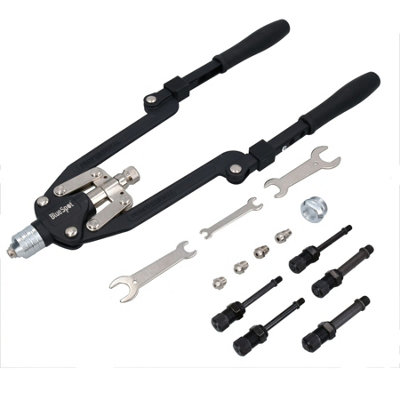 AB Tools Heavy Duty Long Arm Hand Nut Riveter Riveting Nut Sert Tool + Pop Riveter from B&Q