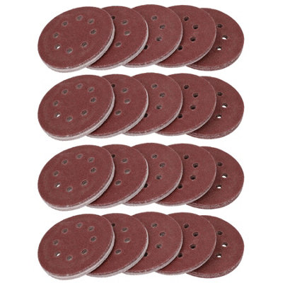 B&Q -  125mm Mixed Grit Hook And Loop Sanding Abrasive Discs Mixed Grit 200 Pack