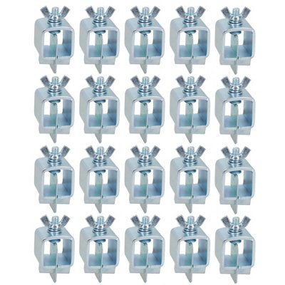 AB Tools Sheet Metal Butt Welding Clamps Fasteners Fastener Intergrips Panel Lock Grip 20Pk from B&Q
