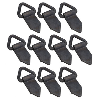 AB Tools Self Coloured Fold Over Tie Down Lashing Eye Rings Anchor Point Fastener 10Pk from B&Q