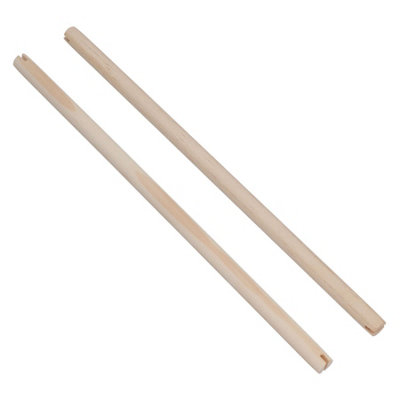 AB Tools 2Pk Wooden Bird Perch Canary Budgie Cockatiel Parrot Bird Cage Accessories 12" from B&Q
