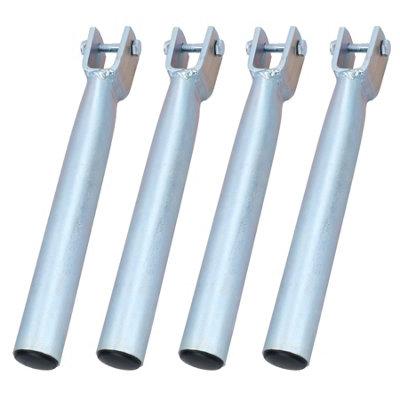 AB Tools 4 Pack 30Cm Boat Trailer Female Stem For Boat Roller Brackets 34mm Support Post