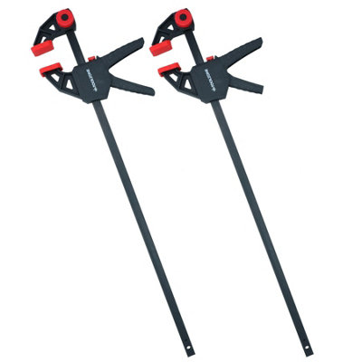 AB Tools 24In Quick Grip Rapid Ratchet Vice Bar Clamps Holder Spreader Speed Clamp 2Pc from B&Q