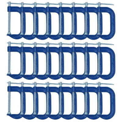 AB Tools 4" G Clamp Fastener Holder Support Vice Clamping For Welding Fabrication 24Pc from B&Q