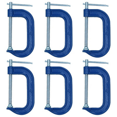 AB Tools 4" G Clamp Fastener Holder Support Vice Clamping For Welding Fabrication 6Pc from B&Q
