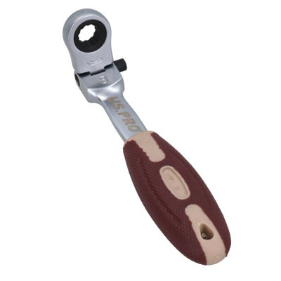 AB Tools 8mm Flexi Flexible Enclosed Ring Ratchet Spanner With Lockable Head 72 Teeth from B&Q
