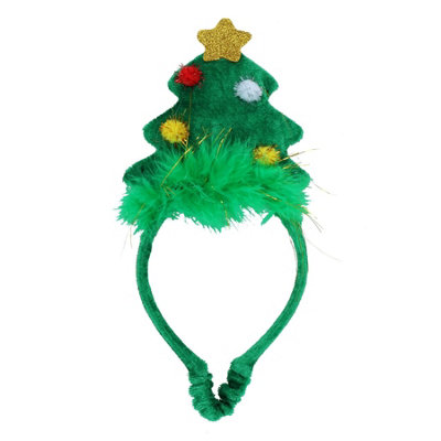 AB Tools Dog Humorous Novelty Festive Christmas Tree Headband Medium Size from B&Q