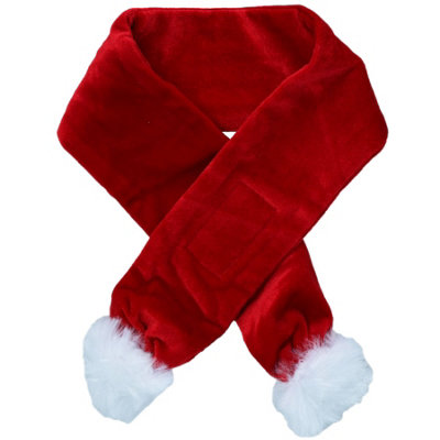 AB Tools Dog Humorous Novelty Festive Christmas Santa's Scarf Small Dog Gift from B&Q
