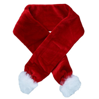 AB Tools Dog Humorous Novelty Festive Christmas Santa's Scarf  Medium Size from B&Q
