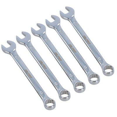 AB Tools 13mm Metric Combination Spanner Wrench Ring Open Ended 170mm Long 5Pk