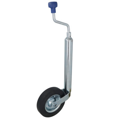 AB Tools 48mm Jockey Wheel For Trailers Caravans With 200mm Steel Centred Wheel from B&Q