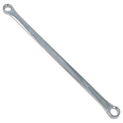 B&Q -  16mm + 17mm Metric Double Ended Ring Spanner Aviation Wrench 12 Sided