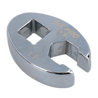 B&Q -  11mm Crowfoot Wrench 3/8" Drive Crows Feet Spanner For Torque Wrenches
