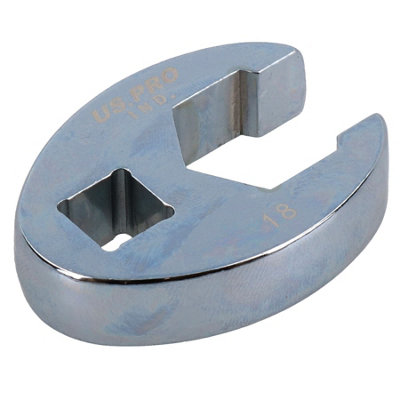 B&Q -  18mm Crowfoot Wrench 3/8" Drive Crows Feet Spanner For Torque Wrenches