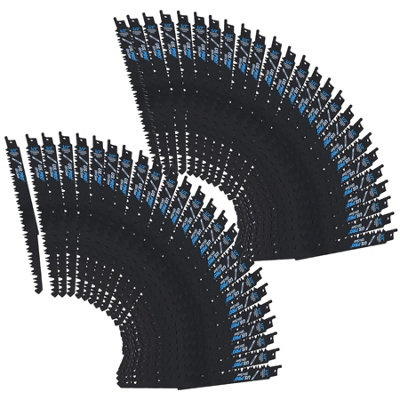 AB Tools 240mm Reciprocating Saw Blade 5 Tpi Cutting Wood Extra Sharp Fast Cut 50Pk from B&Q