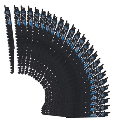 AB Tools 240mm Reciprocating Saw Blade 5 Tpi Cutting Wood Extra Sharp Fast Cut 25Pk from B&Q