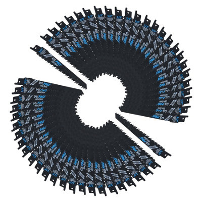 AB Tools 150mm Reciprocating Saw Blade 5 Tpi Cutting Wood Plastic Sharp Fast Cut 50Pk from B&Q