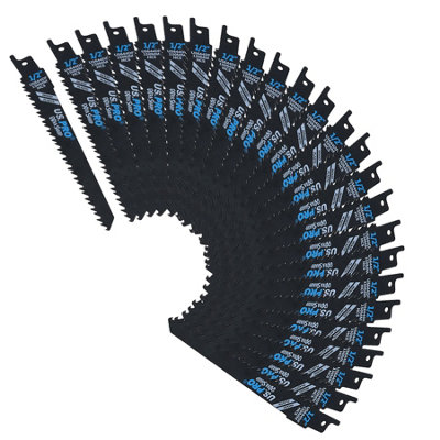 AB Tools 150mm Reciprocating Saw Blade 5 Tpi Cutting Wood Plastic Sharp Fast Cut 25Pk from B&Q