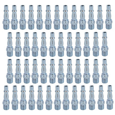 AB Tools 1/4" Bsp Male Air Line Hose Fitting Connectors For Compressor Quick Release 50Pk from B&Q