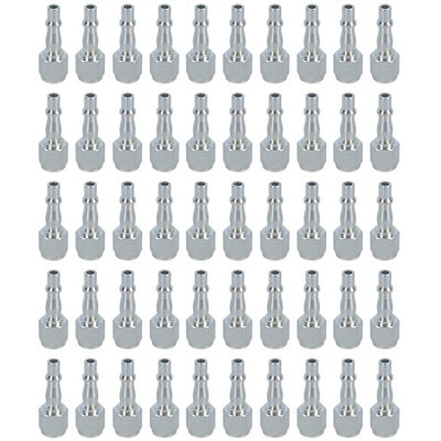 AB Tools 1/4" Bsp Female Air Line Hose Fitting Connectors For Compressor Quick Release 50Pk from B&Q