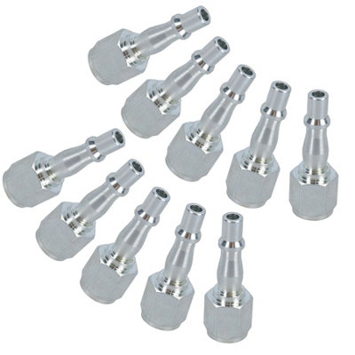AB Tools 1/4" Bsp Female Air Line Hose Fitting Connectors For Compressor Quick Release 10Pk from B&Q