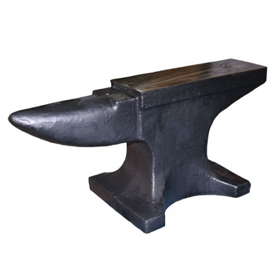 AB Tools 100Kg Blacksmiths Anvil Metal Working Flattening Forging Forming Tool from B&Q