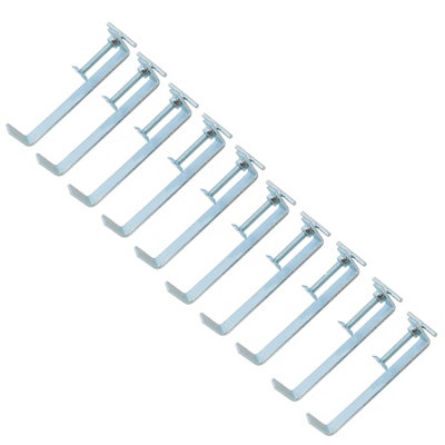AB Tools 200mm Bricklaying Profile Clamp Holder Fastener Carpentry Internal Wall Clamps 10Pk from B&Q
