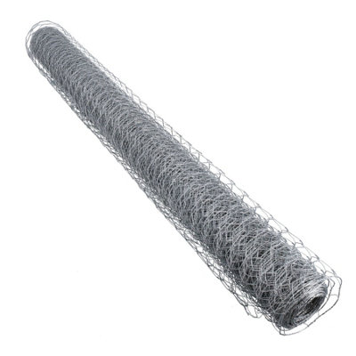 B&Q -  Galvanised Wire Chicken Mesh Fencing Cages Fence Pens 10M X 0.9M 25mm Hex