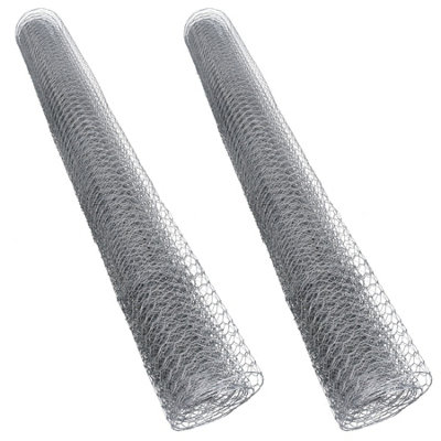 AB Tools Galvanised Wire Chicken Mesh Fencing Cages Fence Pens 10M X 0.9M 13mm Hex from B&Q