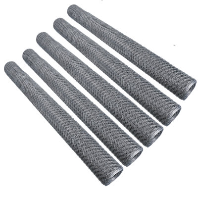 AB Tools Galvanised Wire Chicken Mesh Fencing Cages Fence 50M X 0.9M 13mm Hex 5X10M Roll from B&Q