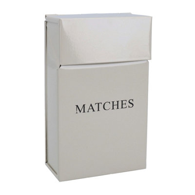 AB Tools Cream Match Box Holder Long Matches Powder Coated Sheet Metal Fireplace from B&Q