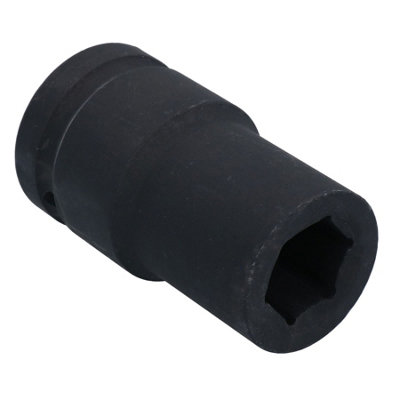 AB Tools 1" Drive 24mm Double Deep Impact Impacted Socket 6 Sided Single Hex Hgv from B&Q