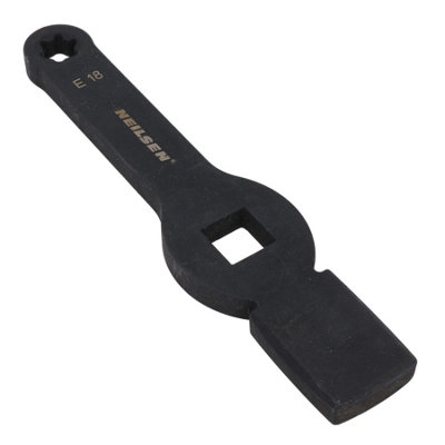 AB Tools E18 Female E Type Torx Star Slogging Striking Wrench Box End Spanner Impacted from B&Q