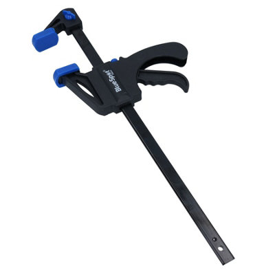B&Q -  12" Quick Release Ratchet Rapid Bar Speed Clamp Holder Grip Spreader Fastener