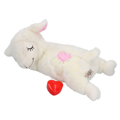 AB Tools Little Buddy Heart Beat Sheep Puppy Dog Separation Anxiety Comforter Toy from B&Q