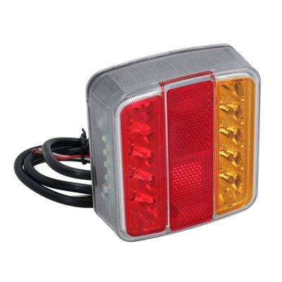 Ab Tools Led Square Trailer Replacement Ing Board Caravan Rear Lamp 12V Light