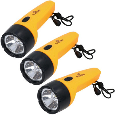 AB Tools 3 Pack Floating Marine Torch Ipx7 Waterproof Led High Vis Flashlight By Plastimo from B&Q