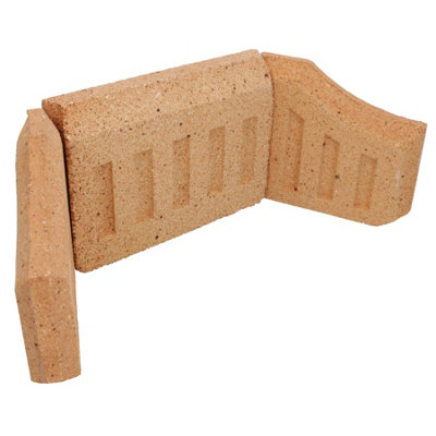AB Tools Fire Brick Back & 2 X Sides 16" Grate Coal Log Saver Fire Place Bbq from B&Q