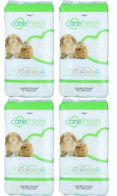 AB Tools 4Pk Ultra White 10L  Quality Pet Small Animal Bedding  99% Dust Free from B&Q