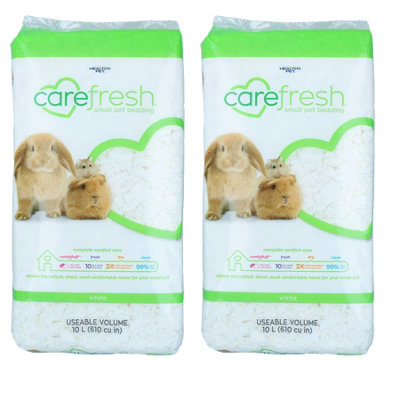 AB Tools 2Pk Ultra White10L Quality Pet Small Animal Bedding  99% Dust Free from B&Q
